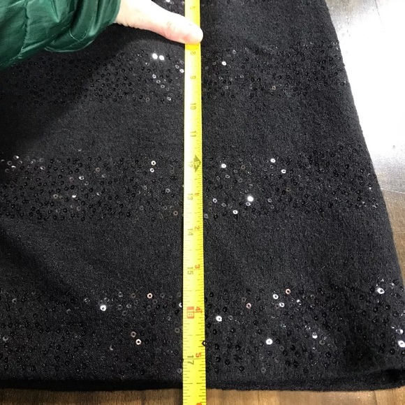 Ann Taylor LOFT Petites Wool Blend Skirt w/ Sequin - Picture 7 of 8